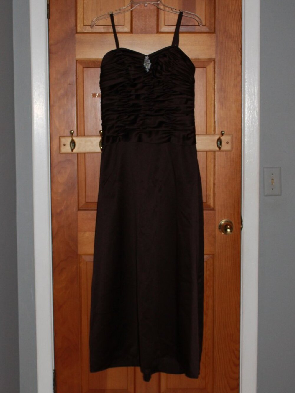 DaVinci Ruched Accent Gown